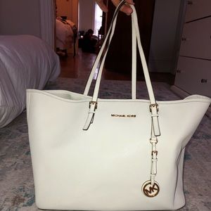 Michael Kors White Tote